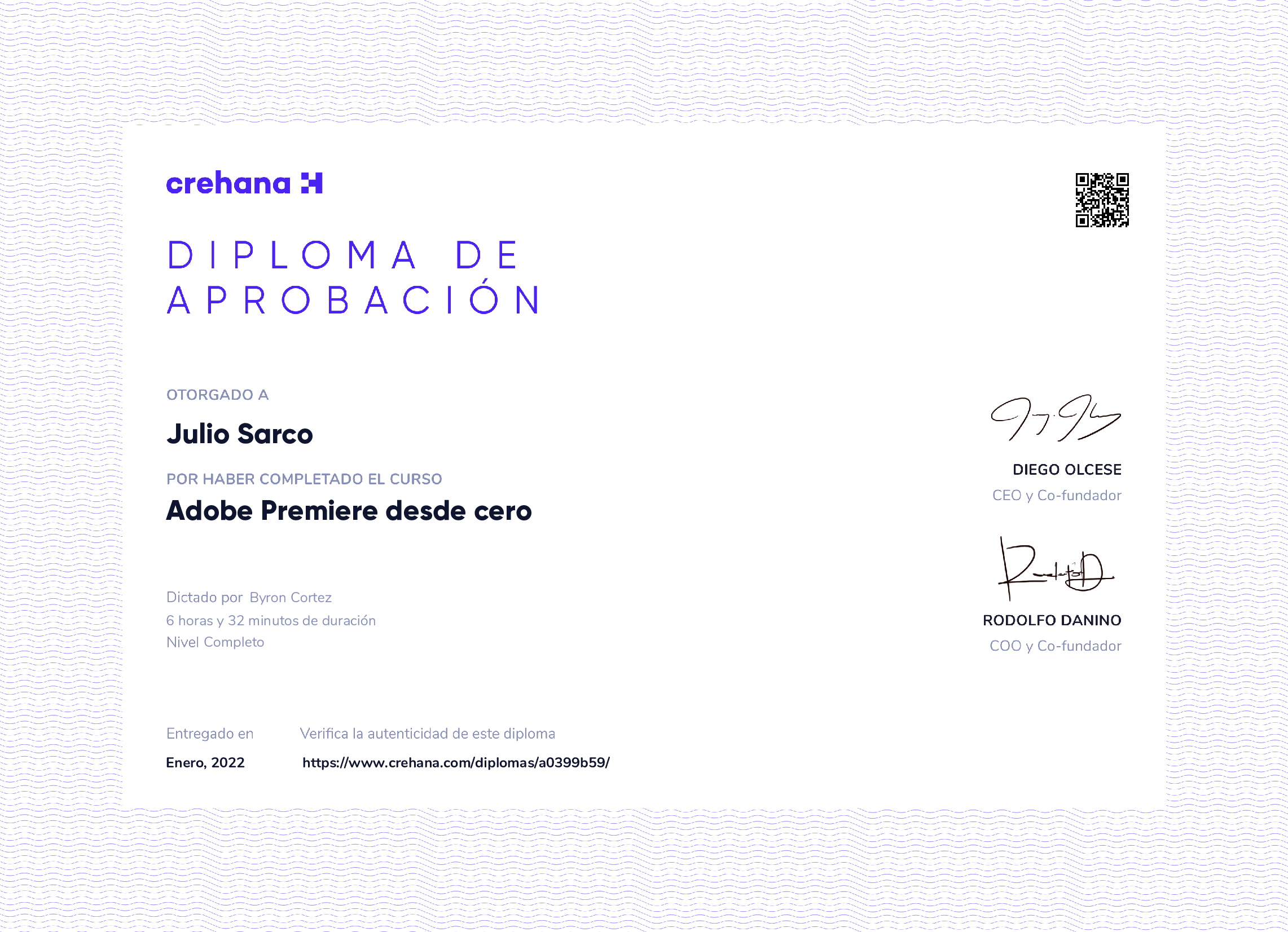 Diplomas | Crehana