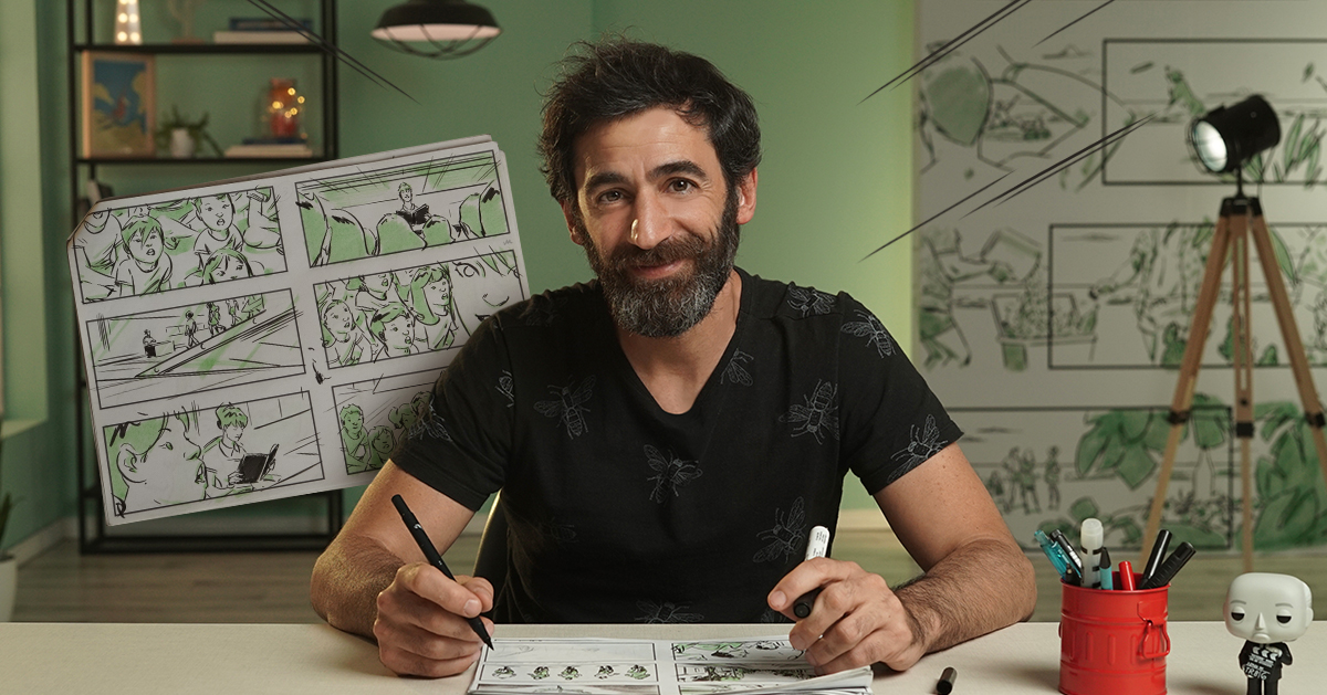 Ilustración de storyboard para cine y publicidad