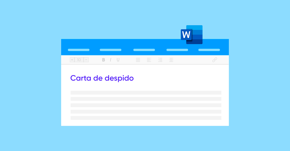 📃 Carta De Despido En Word [GRATIS] | Crehana