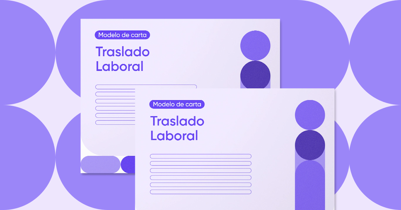 Carta empresarial de traslado laboral