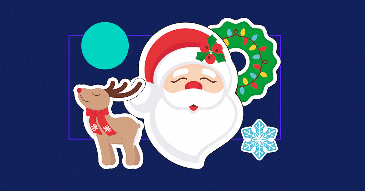 🎄 Stickers navideños para descargar [GRATIS] | Crehana
