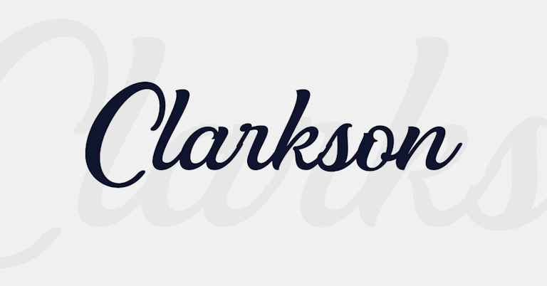 🖋️ Clarkson Script Font | Crehana