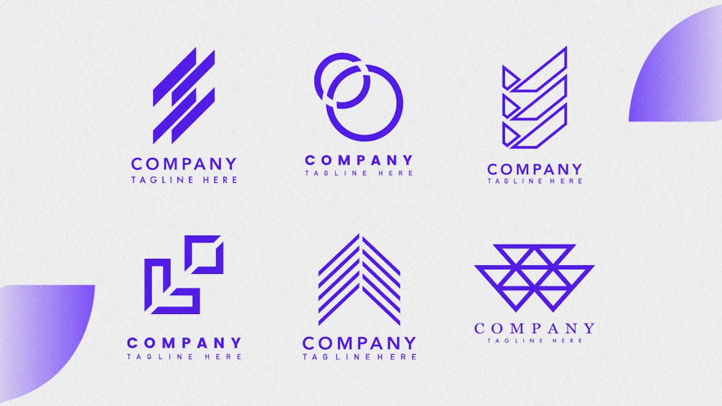 logos geométricos
