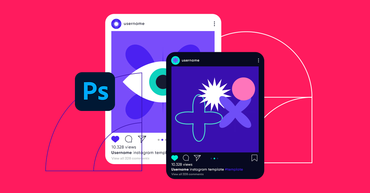 Plantilla de publicación de Instagram