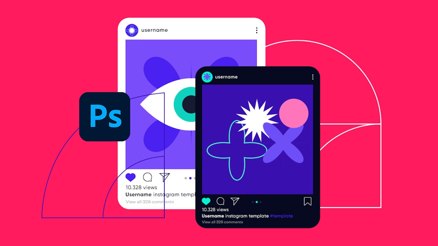 Plantilla de publicación de Instagram