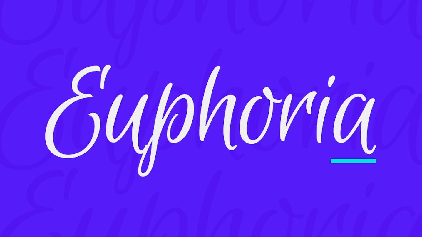 Euphoria Script Font Crehana
