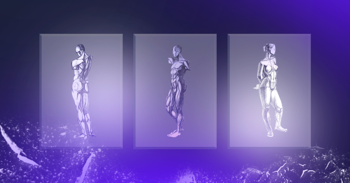 guía dibujo cuerpo humano