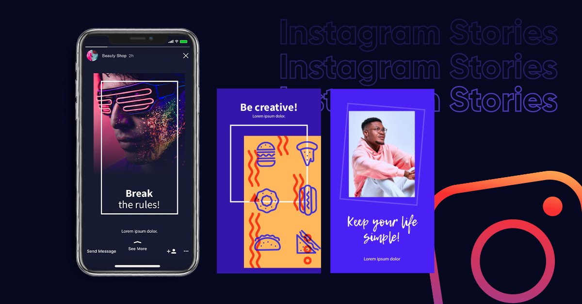 plantilla de instagram stories
