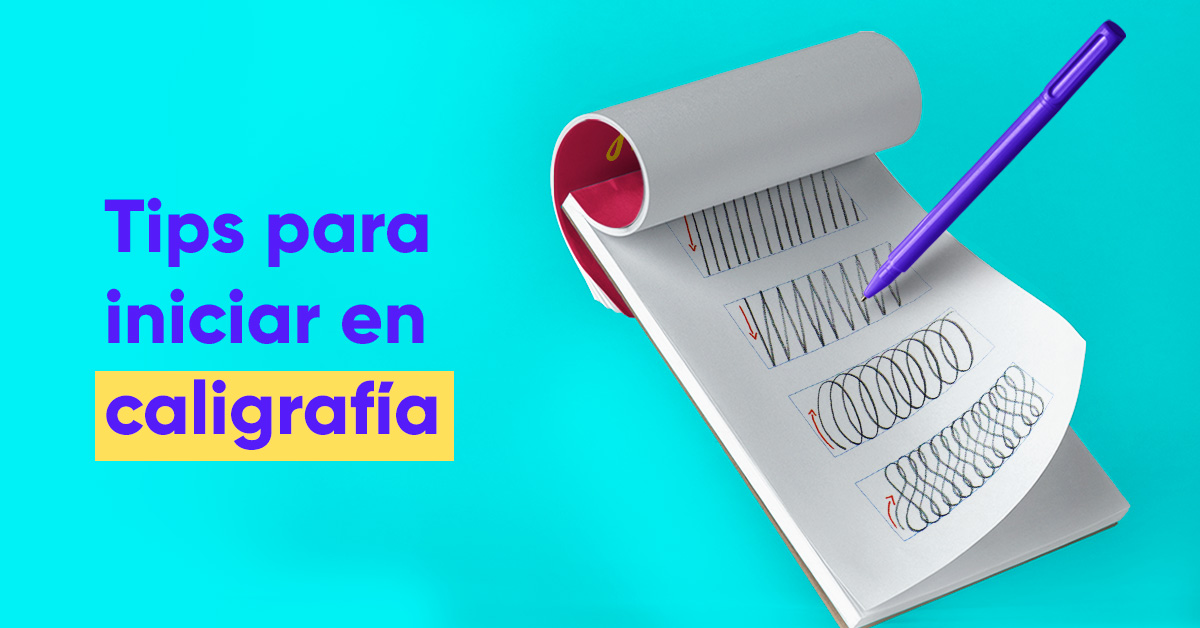 como escribir bonito guia de caligrafía