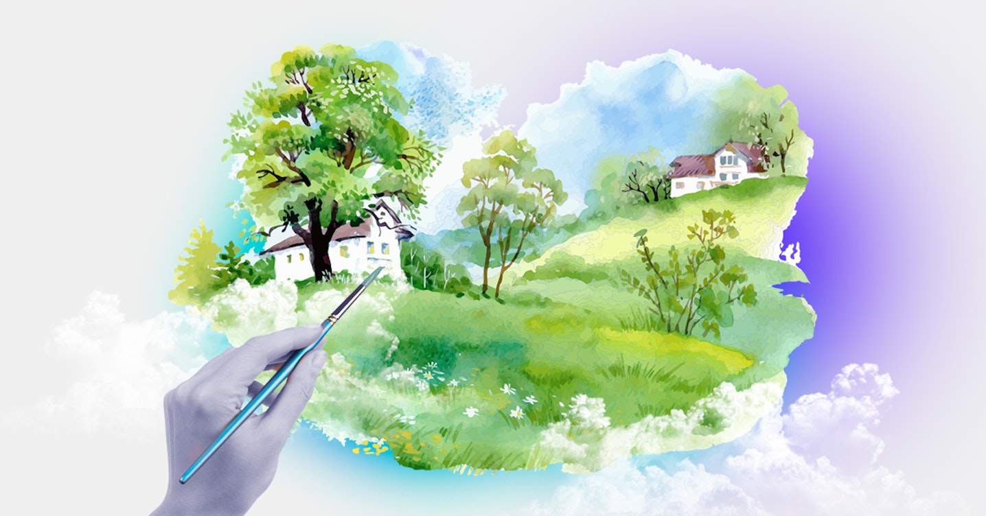 Dibujos De Paisajes Para Pintar Con Acuarelas Faciles Paisajes Para Pintar En Acuarelas Gratis Herramientas Crehana crehana