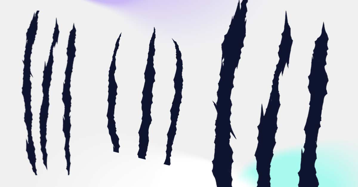 pinceles de garras para photoshop