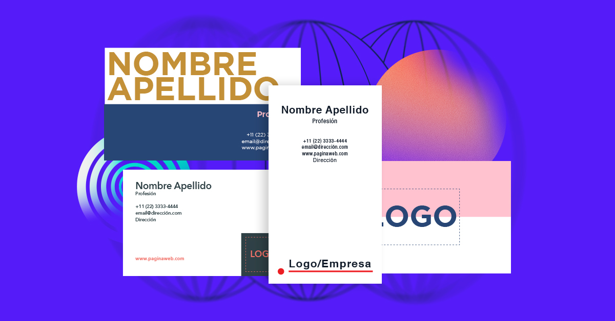 diseños para tarjetas de presentaciones de negocios