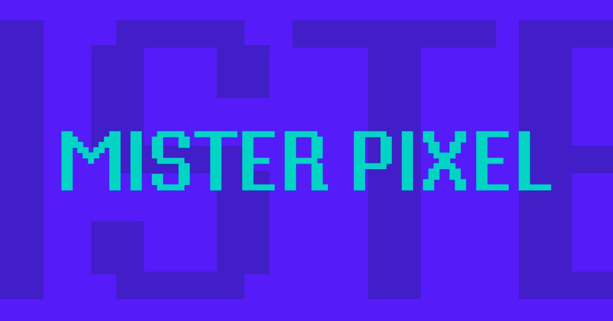 Fuente Mister Pixel