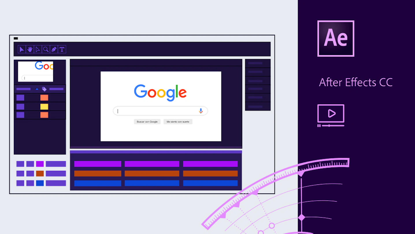 barra de busqueda de google after effects
