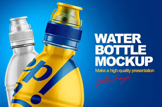 Download Water Bottle Free Mockup | Herramientas | Crehana